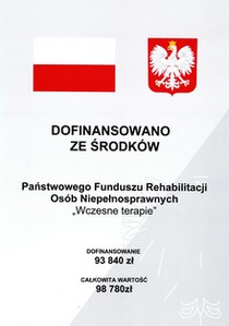 Plakat dofinansowania